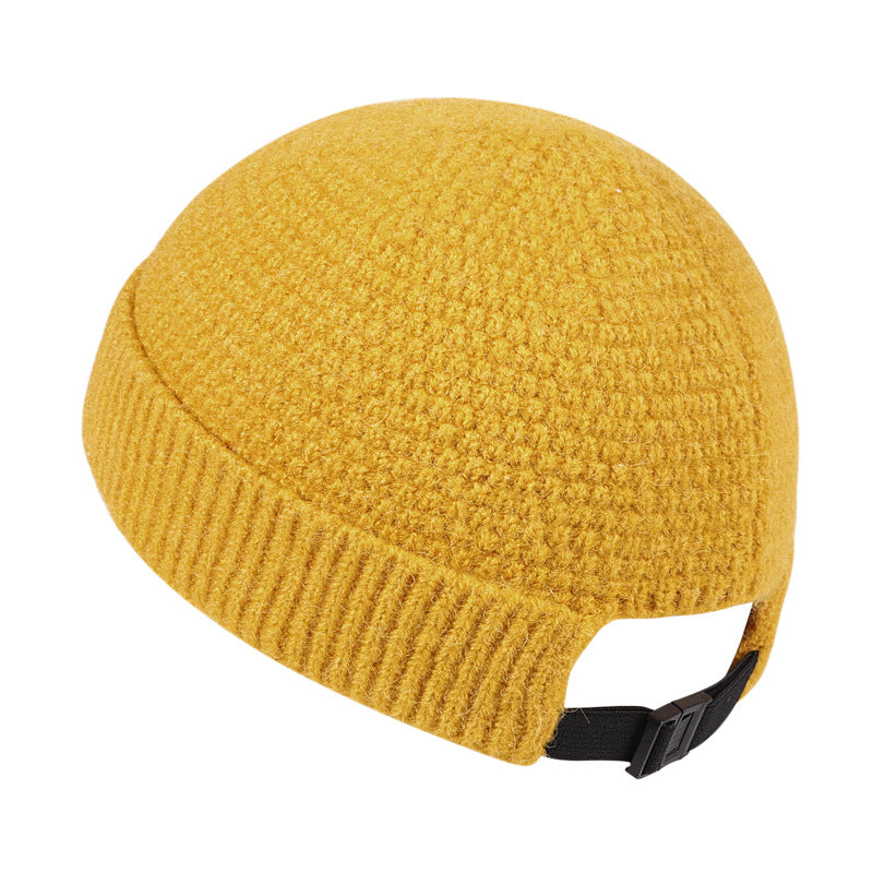 Outdoor Autumn And Winter Warm Hemming Knitted Woolen Cap