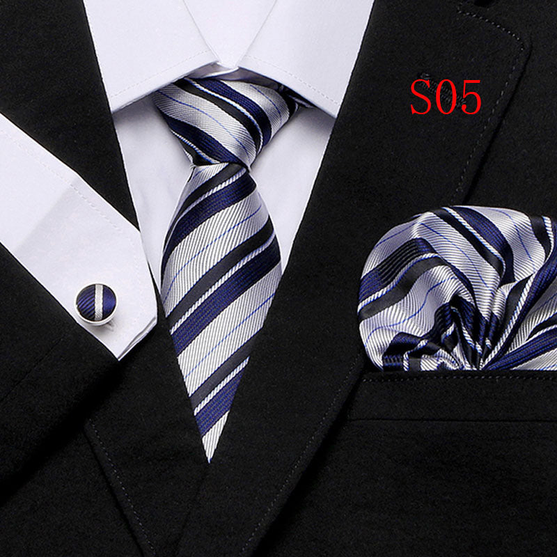 Paisley Series European And American Fashion Tie Three-piece Suit