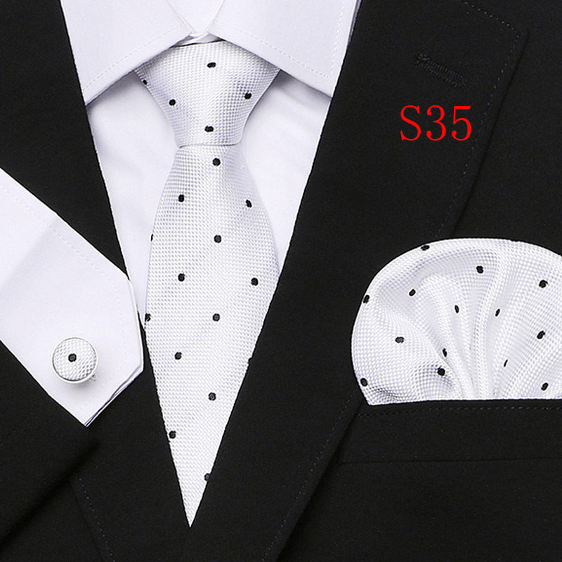 Paisley Series European And American Fashion Tie Three-piece Suit